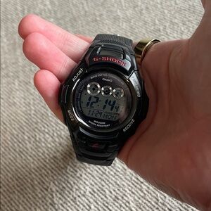 Casio G-Shock Black and Red Digital Watch